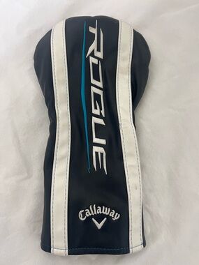Callaway Rogue Black White Blue Golf Club Driver Headcover